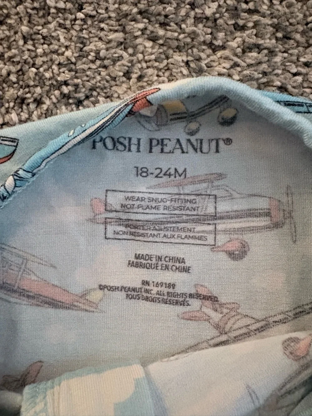 Boys Posh Peanut footie pajama lot - Picture 5 of 9